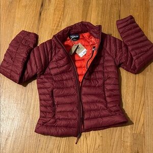 Patagonia down sweater- oxide red size S